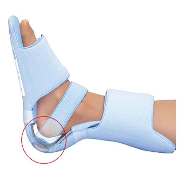 Fla Orthopedics Inc Suspender Sprt HealWell Soft Eachse Multi-AFO Hl/Ft Plstc LtBlu Sz Sm/Md Univ Each - 58-240400