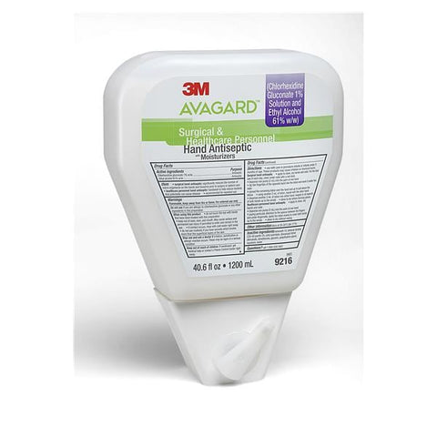 3M Medical Products Scrub Surgical Avagard CHG/Ethanol 1.2L 4/Ca - 9216