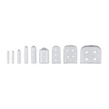 Moyco Union Broach Guard Instrument Tip-It Silicone 2x16x25.4mm #8 Clear 50/Pk - 3-2508C