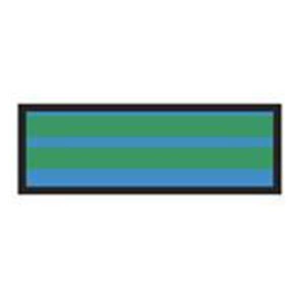 Aspen Surgical Tape Instrument ID ColorTrack 8-1/2x11" Sheet/1/4" Flexible Blue/Green Stripe Each - 156003EEA