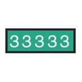 Aspen Surgical Tape Instrument ID ColorTrack 8-1/2x11" Sheet/1/4" Flexible Wht #s/EmrldGrn Each - 158022EEA