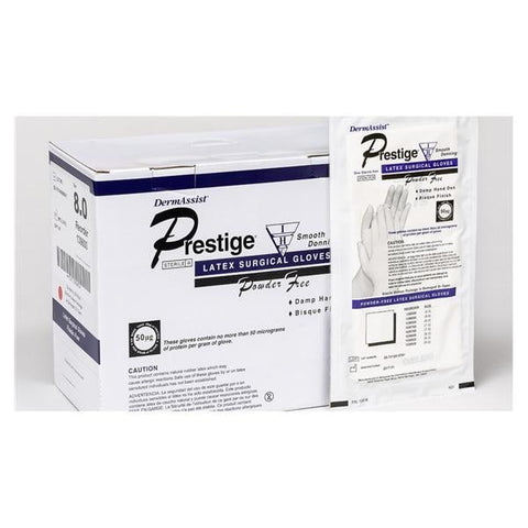 Innovative Healthcare Corp. Gloves Surgical DermAssist Prestige DHD Powder-Free Ltx 9 Strl Natural 200Pr/Ca - 139900