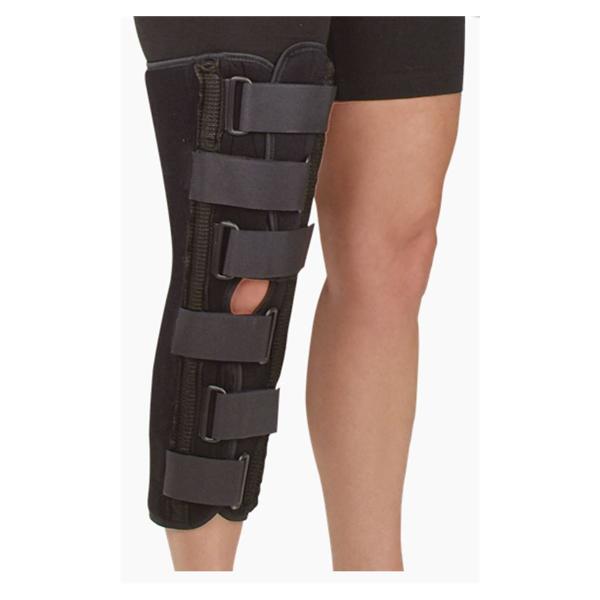 Deroyal Industries Inc Immobilizer Sized Pediatric Knee Foam Black Size Large Each - 14970007