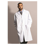 Fashion Seal Lab Coat X-Long 65% Polyester / 35% Cotton Mens White Size 48 45 In Each - 6480-48