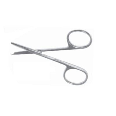Centurion Medical Products Scissors Stitch Littauer 3-1/2" Hook Stainless Steel Disposable 20/Ca - 66845