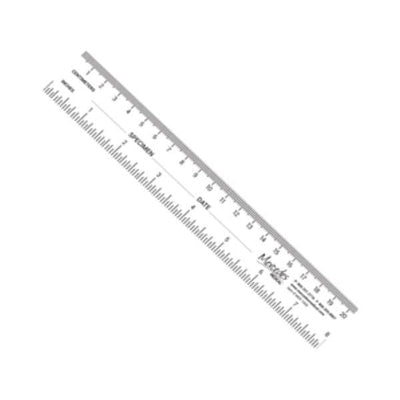 Mercedes Medical, Inc Specimen/ Date Fields Ruler Paper 250/Pk - MER1000