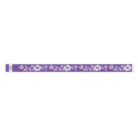 Precision Dynamics Corp. Bracelet Identification Expressions Tyvek Purple 500/Package - NTX70-43-PDM