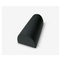 Birkova Positioner Patient Half Roll Foam Black Vinyl Cover 6x16" Each - PP-5260