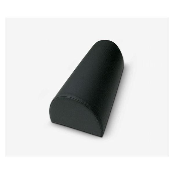 Birkova Positioner Patient Half Roll Foam Black Vinyl Cover 6x16" Each - PP-5260