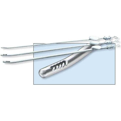 Gynex Corporation Curette Endometrial Novak 25cm 3mm Stainless Steel With LL Suction Attachment Each - 3303