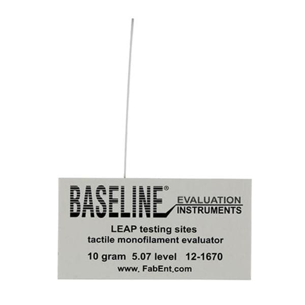 Fabrication Enterprises Monofilament Sensory Evaluator Semmes-Weinstein Baseline 5.07-10gm Each - 12-1670