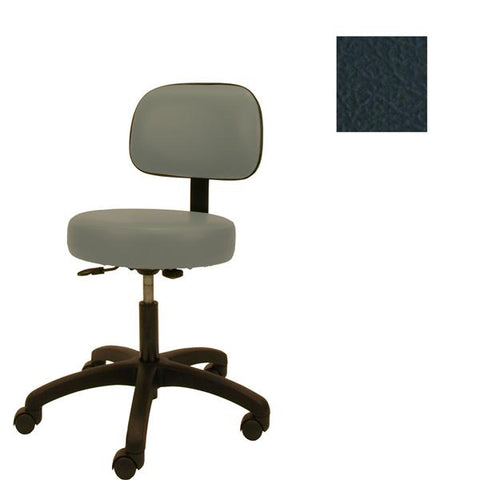 Winco Mfg, LLC Chair Task Black 2" Casters Adjustable Backrest 5 Leg Each - 4350-08