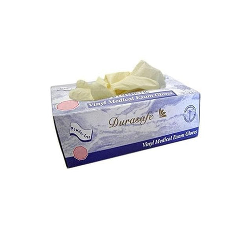 Lifeguard Medical Gloves Exam Durasafe Powder-Free Vinyl Latex-Free X-Large White 100/Bx, 10 BX/CA - 2305