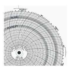 Fisher Scientific Co. Circular Chart Paper 7-Day 7" 52/Pk - 13939281