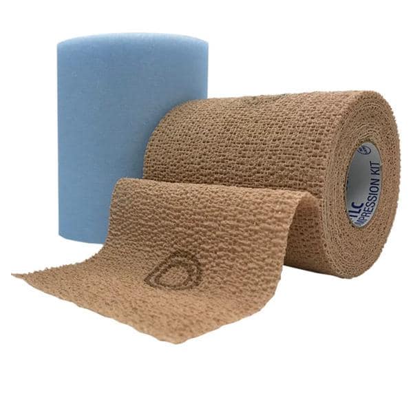 Andover Coated Products Bandage CoFlex Compression Foam 4"x3.4X5.1yd LF Non-Sterile Tan 2x8/Ca - 7800TLC-TN