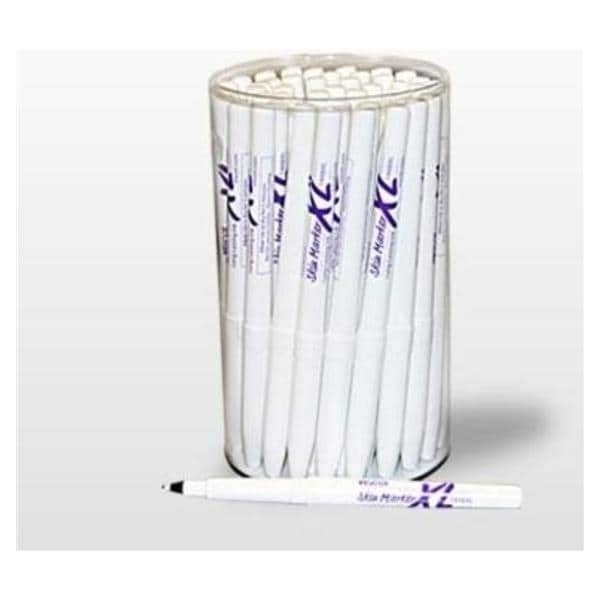 Viscot Medical Marker Skin Viscot XL Prep Resistant Ink Ultra-Fine Tip Violet Non-Sterile 50/Ca - 1448XL-50