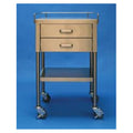 Mac Medical Table Utility 16x20x34" 3" Swivel Casters 2 Drawers Each - T0077