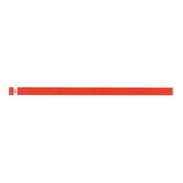 Precision Dynamics Corp. Wristband Identification DuPont Tyvek Red 500/Pk - NTS-16-PDM