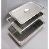 Sklar Instruments Tray Sterilization Bath Set Stainless Steel 12-3/4"x10-1/2"x4" Small Each - 10-1679