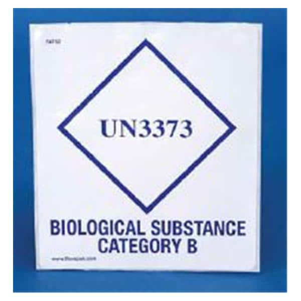 Therapak Label UN3373 Biological Substance Category B 500/Package - 22130067