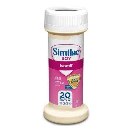 Abbott Nutrition Inf Similac® Soy Isomil® 20 2 oz. Bottle Liquid Ready to feed 2FL OZ Case of 48