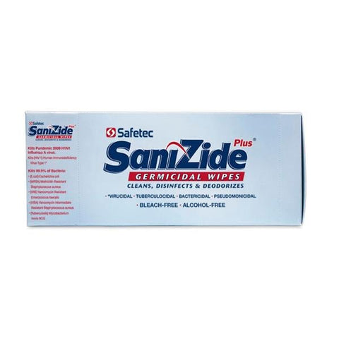 Safetec Of America Inc Wipes Hand Germicidal Sanizide Plus Alkl Dmthl Bnzl Amnm Cl 50ct FrgrncFr 300/Ca - 34826