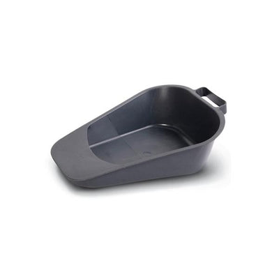 Medline Industries Inc Bedpan Fracture Graphite Plastic Female With Loop Handle Each, 24 Each/CA - DYNC8522