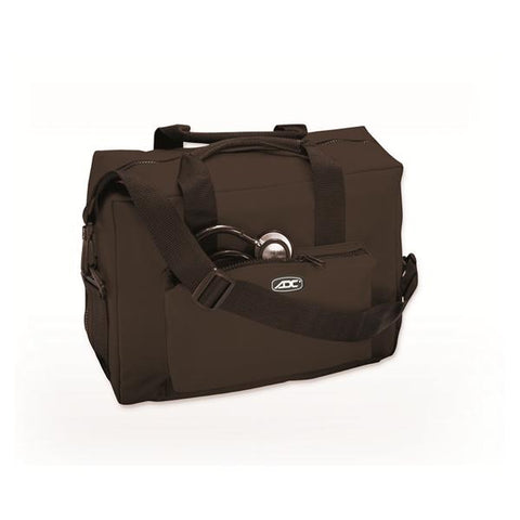 American Diagnostic Corp. Bag Medical 14x9.5x6" Black 2 Zpr 2 Cntr Hndl/Rmvbl Shldr Strp Each - 1024BK