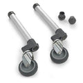 Invacare Wheel Replacement Aluminum 3" Black 1/Pr - 6273