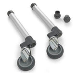 Invacare Wheel Replacement Aluminum 3" Black 1/Pr - 6273