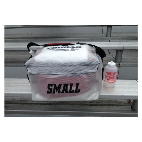 Foobag Inc Bag Weather Repellant 15x18x12" Clear Vlcr Duffle Styl Hndl/Rmvbl Shldr Strp Each - F001