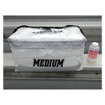 Foobag Inc Bag Weather Repellant 15x24x12" Clear Vlcr Duffle Styl Hndl/Rmvbl Shldr Strp Each - F002