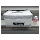 Foobag Inc Bag Weather Repellant 15x24x12" Clear Vlcr Duffle Styl Hndl/Rmvbl Shldr Strp Each - F002