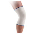 Ossur America Support Knee Elastic White/Blue Edge Size Medium Each - Royce Medical - 13351