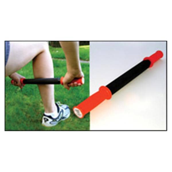 Tiger Tail USA Stick Massage Tiger Tail 18" Orange/Black Foam With Ribbed Handles Each - 2216-18