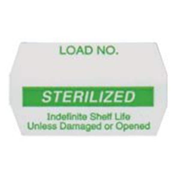 SPS Medical Record Label Sterilization Green Not Made From Natural Rubber Latex 12Rl/Bx - URL-012G