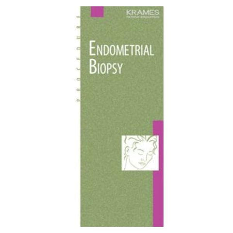 Krames Communications Brochure Educational Endometrial Biopsy 50/Package - 940214