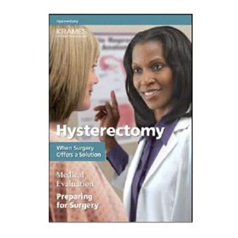 Krames Communications Brochure Educational Hysterectomy Eachch - 11915