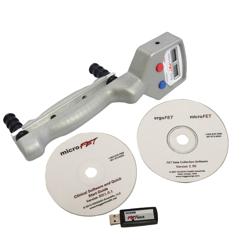 MicroFET HandGRIP digital grip strength dynamometer with clinic and data software