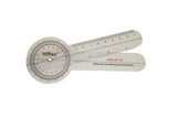 Baseline Plastic Goniometer - HiRes 360 Degree Head - 6 inch Arms, 25-pack - FE-12-1002HR-25