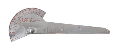 Baseline Finger Goniometer - Metal - 1-finger Design - 6 inch, 25-pack