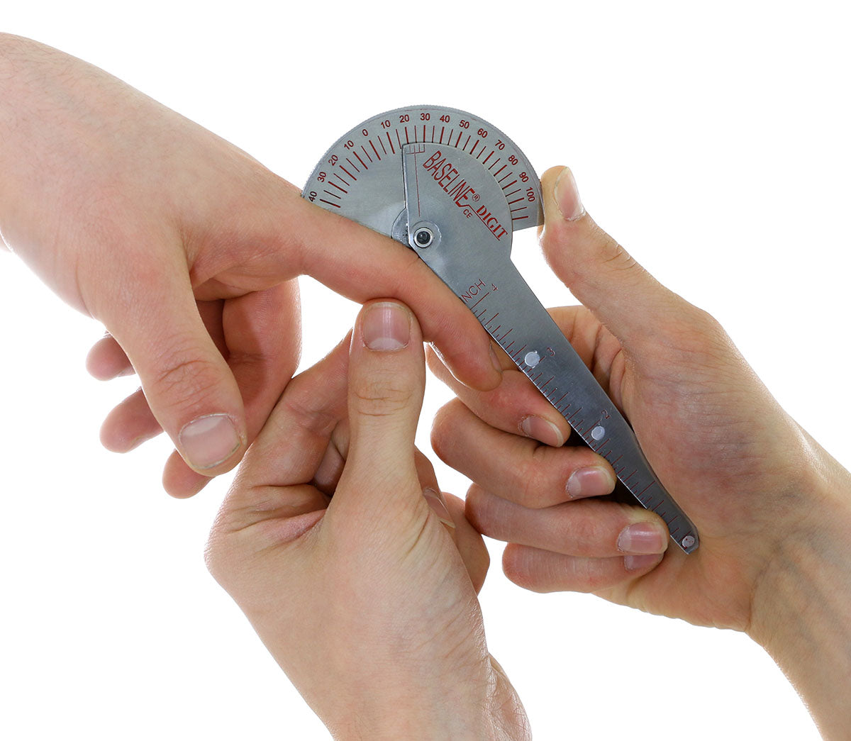 Baseline Finger Goniometer - Metal - 1-finger Design - 6 inch - FE-12-1016