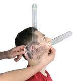 Baseline Plastic Absolute+Axis Goniometer - 360 Degree Head - 12 inch Arms - FE-12-1025