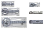 Baseline Plastic Goniometer - HiRes 6-piece Set - FE-12-1028HR