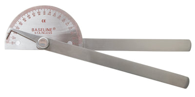 Baseline Metal Goniometer - 180 Degree Range - 8 inch Legs