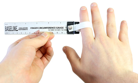 Baseline Finger Circumference Gauge, 6 inch / 15 cm Maximum, 25-pack - FE-12-1222-25