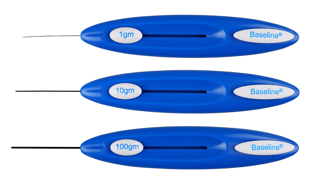 Baseline Monofilament - Retracting Filament - 3-piece Set (1,10 and 100 gram) - FE-12-1393