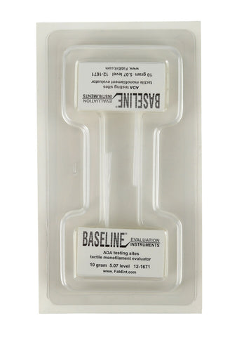 Baseline Tactile Monofilament - ADA Program - Disposable - 5.07 - 10 gram - 20-pack - FE-12-1671-20