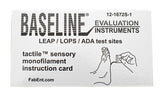 Baseline Tactile Monofilament - ADA/LEAP/LOPS - Disposable w/sleeve - 5.07 - 10 gram - 1 ea.