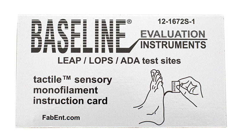 Baseline Tactile Monofilament - ADA/LEAP/LOPS - Disposable w/sleeve - 5.07 - 10 gram - 25 ea.